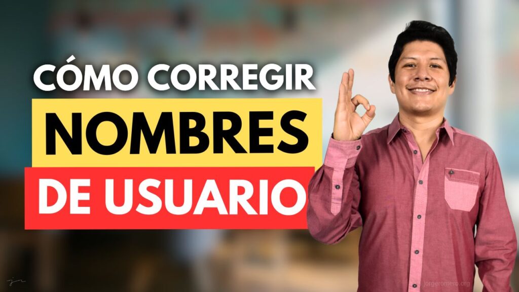 Cómo corregir el nombre de usuario en las Redes Sociales